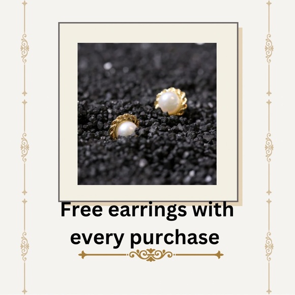 Free earrings from every purchase ￼ - Picture 1 of 2